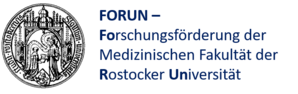 Logo Forun Forschungsförderung Medizinische Fakultät der Rostocker Universität